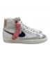 中古・古着 NIKE (ナイキ) Denham (デンハム) ミッドカットスニーカー BLAZER MID '77 ホワイト×ネイビー サイズ:28：10000円