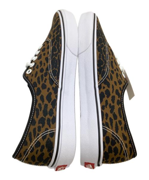 VANS（バンズ）VANS (バンズ) WACKO MARIA (ワコマリア) ローカットスニーカー レオパード柄 ブラウン×ブラック サイズ:28.5の古着・服飾アイテム
