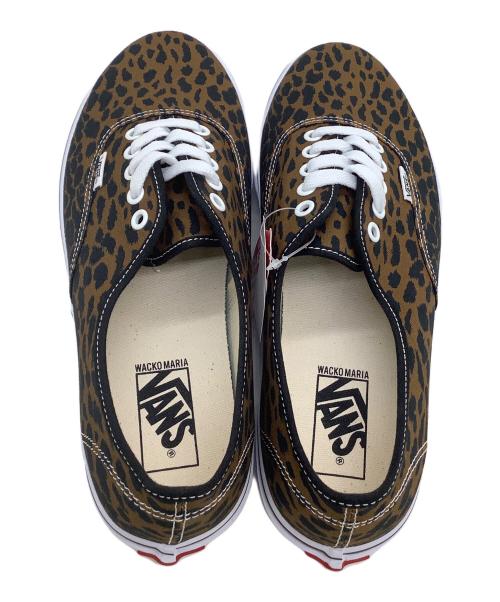VANS（バンズ）VANS (バンズ) WACKO MARIA (ワコマリア) ローカットスニーカー レオパード柄 ブラウン×ブラック サイズ:28.5の古着・服飾アイテム