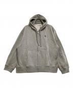 Calvin Kleinカルバンクライン）の古着「ジップパーカー」｜グレー