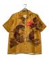 NIPOALOHA（二ポアロハ）の古着「アロハシャツ SHORT SLEEVE ALOHA SHIRT SUPER BEAVERコラボ 限定品」｜マスタード