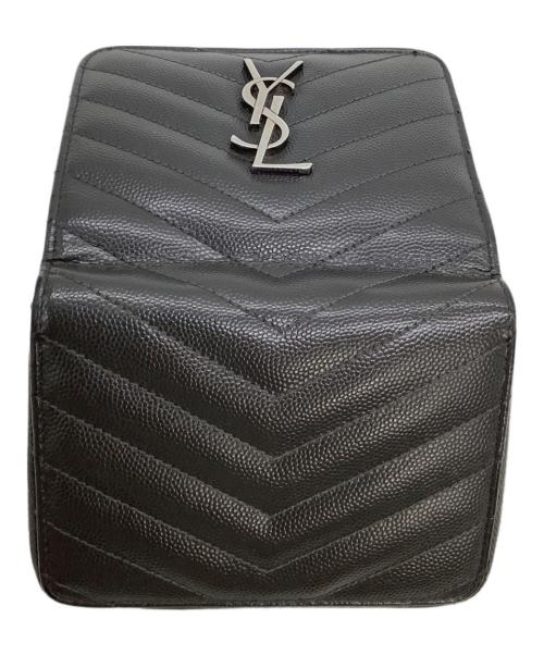 Saint Laurent Paris（サンローランパリ）Saint Laurent Paris (サンローランパリ) 2つ折り財布 グレー サイズ:表示なしの古着・服飾アイテム