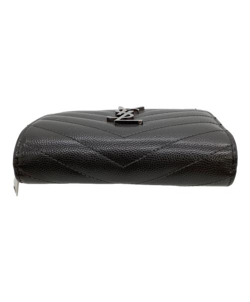 Saint Laurent Paris（サンローランパリ）Saint Laurent Paris (サンローランパリ) 2つ折り財布 グレー サイズ:表示なしの古着・服飾アイテム