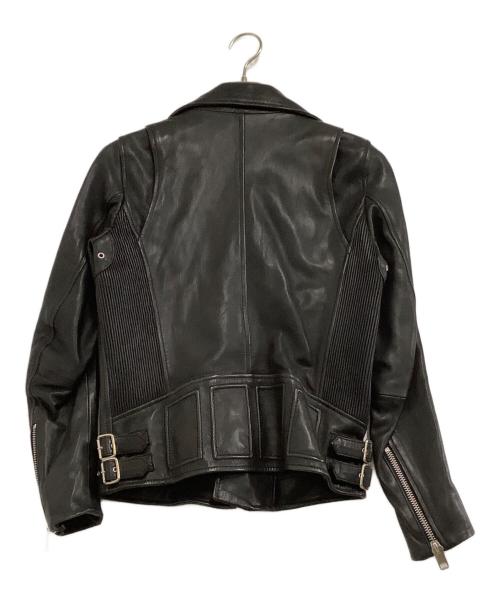 DIESEL（ディーゼル）DIESEL (ディーゼル) ダブルライダースジャケット ブラック サイズ:XSの古着・服飾アイテム