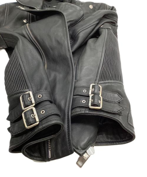 DIESEL（ディーゼル）DIESEL (ディーゼル) ダブルライダースジャケット ブラック サイズ:XSの古着・服飾アイテム
