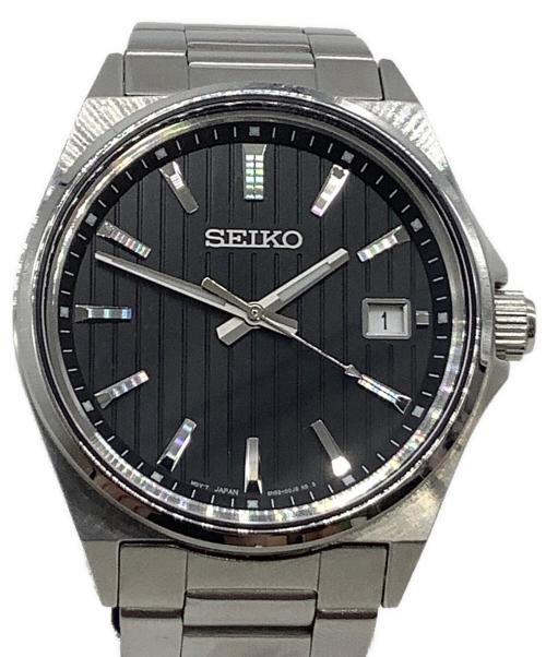 SEIKO（セイコー）SEIKO (セイコー) リストウォッチ シルバー×ブラックの古着・服飾アイテム