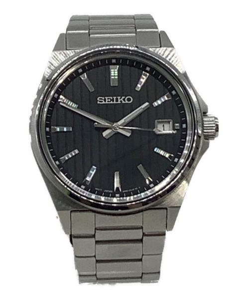 SEIKO（セイコー）SEIKO (セイコー) リストウォッチ シルバー×ブラックの古着・服飾アイテム