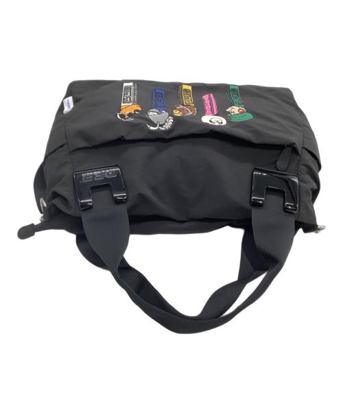 ear PAPILLONNER（イアパピヨネ）ear PAPILLONNER (イアパピヨネ) ボストンバッグ PEZコラボ ブラックの古着・服飾アイテム