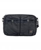 PORTERポーター）の古着「ショルダーバッグ  タンカー」｜ブラック