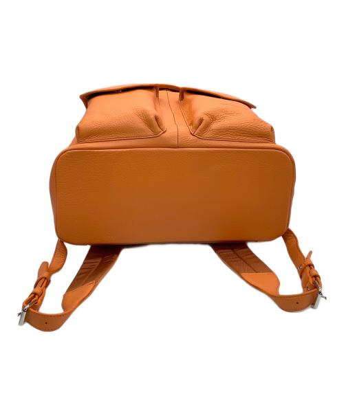 PELLE MORBIDA（ペッレモルビダ）PELLE MORBIDA (ペッレモルビダ) フラップバックパック オレンジの古着・服飾アイテム
