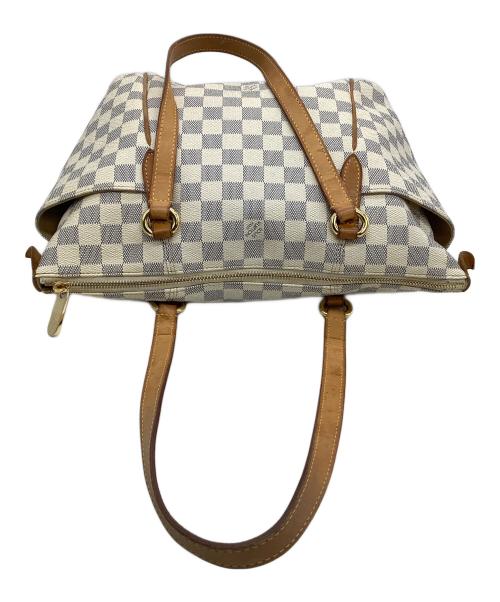 LOUIS VUITTON（ルイ ヴィトン）LOUIS VUITTON (ルイ ヴィトン) トートバッグ ダミエ・アズール 	トータリーPM  グレー×ホワイトの古着・服飾アイテム
