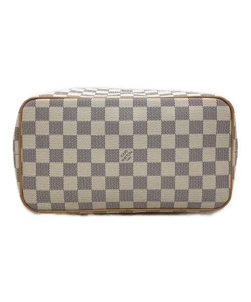 LOUIS VUITTON（ルイ ヴィトン）LOUIS VUITTON (ルイ ヴィトン) トートバッグ ダミエ・アズール サレヤPM ホワイト×グレーの古着・服飾アイテム