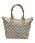 LOUIS VUITTON (ルイ ヴィトン) トートバッグ ダミエ・アズール サレヤPM ホワイト×グレー：120000円