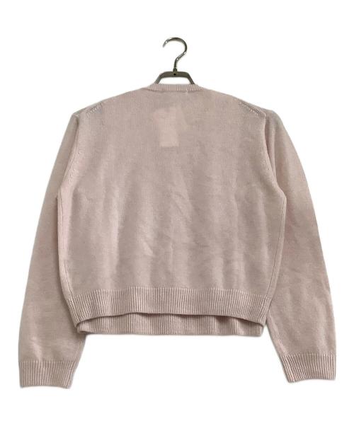 UNIQLO:C（ユニクロ:シー）UNIQLO:C (ユニクロ:シー) アンサンブルカーディガン　	カシミヤクルーネックショートカーディガン ピンク サイズ:M 未使用品の古着・服飾アイテム