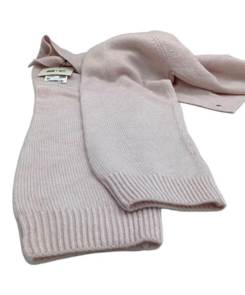 UNIQLO:C（ユニクロ:シー）UNIQLO:C (ユニクロ:シー) アンサンブルカーディガン　	カシミヤクルーネックショートカーディガン ピンク サイズ:M 未使用品の古着・服飾アイテム