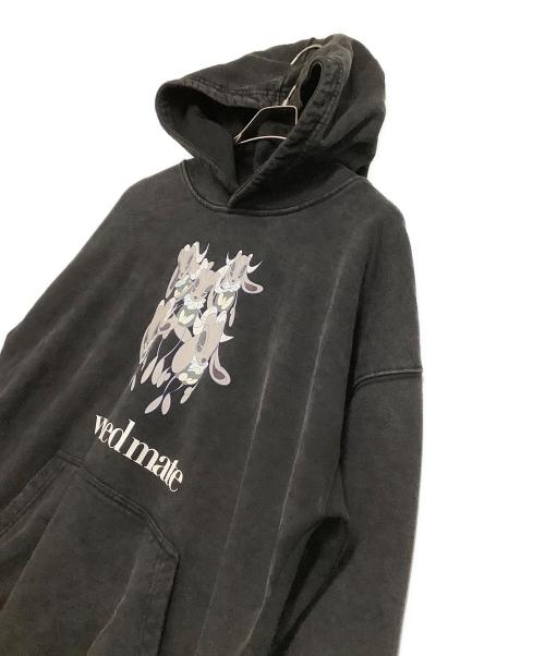 wicked mate（ウィキッドメイト）wicked mate (ウィキッドメイト) プルオーバーパーカー ブラック サイズ:XLの古着・服飾アイテム