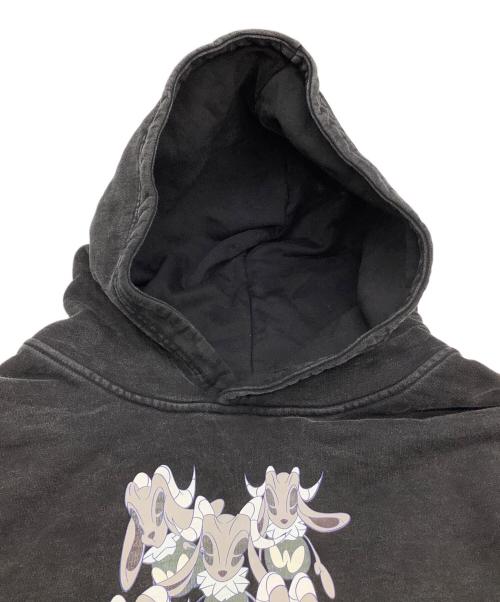 wicked mate（ウィキッドメイト）wicked mate (ウィキッドメイト) プルオーバーパーカー ブラック サイズ:XLの古着・服飾アイテム