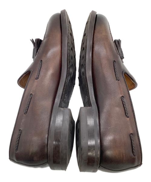 berwick（バーウィック）berwick (バーウィック) タッセルローファー ブラウン サイズ: 5 1/2の古着・服飾アイテム