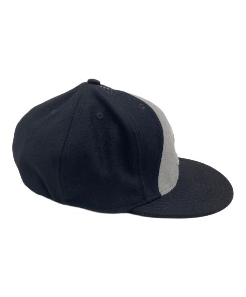 CA4LA（カシラ）CA4LA (カシラ) EBBETS FIELD FLANNELS (エベッツフィールドフランネルズ) キャップ ブラック×グレー サイズ:Mの古着・服飾アイテム