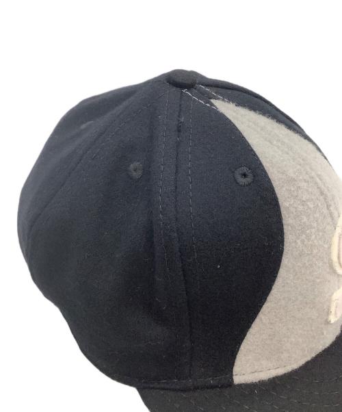 CA4LA（カシラ）CA4LA (カシラ) EBBETS FIELD FLANNELS (エベッツフィールドフランネルズ) キャップ ブラック×グレー サイズ:Mの古着・服飾アイテム