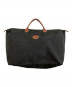 LONGCHAMPロンシャン）の古着「トートバッグ」｜ブラック×ブラウン