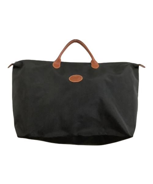 LONGCHAMP（ロンシャン）LONGCHAMP (ロンシャン) トートバッグ ブラック×ブラウンの古着・服飾アイテム