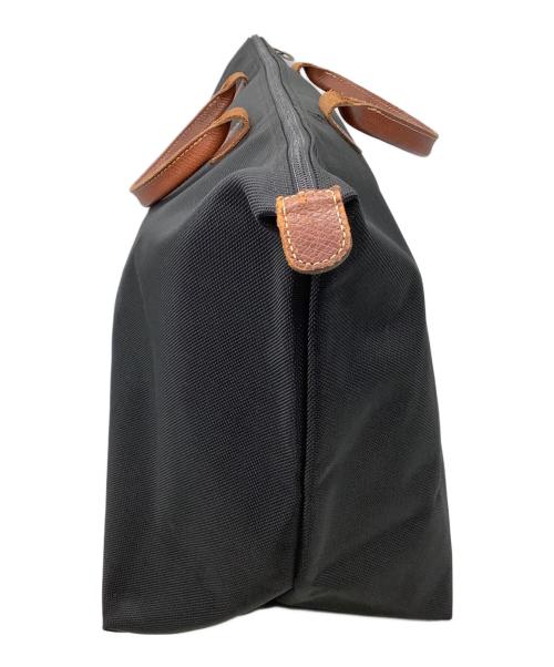 LONGCHAMP（ロンシャン）LONGCHAMP (ロンシャン) トートバッグ ブラック×ブラウンの古着・服飾アイテム