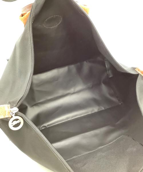 LONGCHAMP（ロンシャン）LONGCHAMP (ロンシャン) トートバッグ ブラック×ブラウンの古着・服飾アイテム