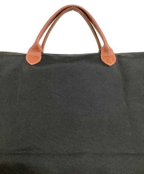LONGCHAMP（ロンシャン）LONGCHAMP (ロンシャン) トートバッグ ブラック×ブラウンの古着・服飾アイテム
