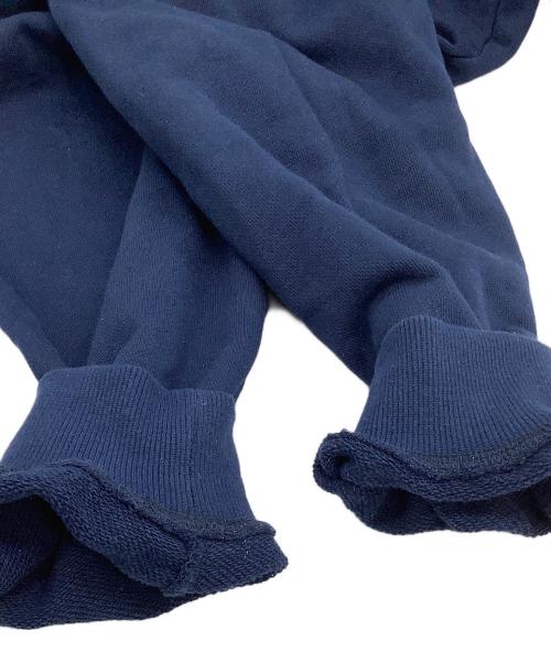 X-LARGE（エクストララージ）X-LARGE (エクストララージ) ハーフジップパーカー　ロゴ刺繍 ネイビー×グリーン サイズ:Lの古着・服飾アイテム