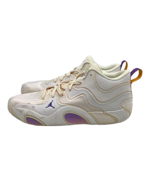 JORDAN（ジョーダン）JORDAN (ジョーダン) スポーツシューズ　バスケットボールシューズ テイタム 3 PF アイボリー×パープル サイズ:31の古着・服飾アイテム