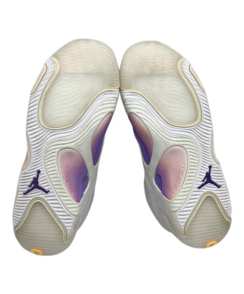 JORDAN（ジョーダン）JORDAN (ジョーダン) スポーツシューズ　バスケットボールシューズ テイタム 3 PF アイボリー×パープル サイズ:31の古着・服飾アイテム