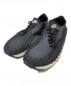 NIKEナイキ）の古着「スニーカー WMNS AIR FOOTSCAPE WOVEN」｜ブラック