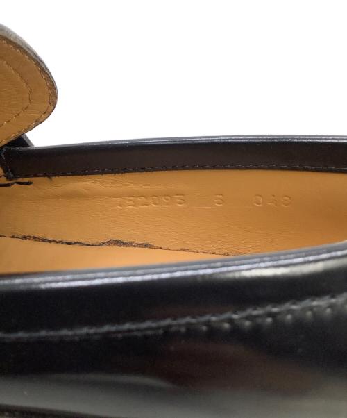 GUCCI（グッチ）GUCCI (グッチ) ローファー インターロッキング ブラック サイズ:5の古着・服飾アイテム