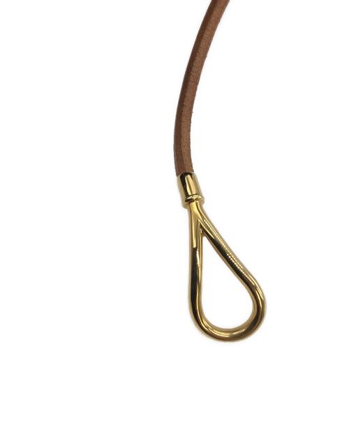 HERMES（エルメス）HERMES (エルメス) ジャンボチョーカーブレスレット ブラウン×ゴールドの古着・服飾アイテム