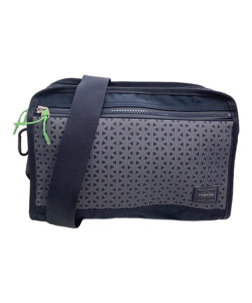 PORTER（ポーター）PORTER (ポーター) ショルダーバッグ  ヘキサリア ネイビーの古着・服飾アイテム