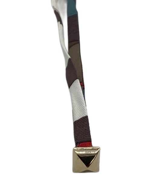 HERMES（エルメス）HERMES (エルメス) ネックレス　プティアッシュ　ネックレス・ブレスレット・ストラップ等 ブルー×ホワイトの古着・服飾アイテム