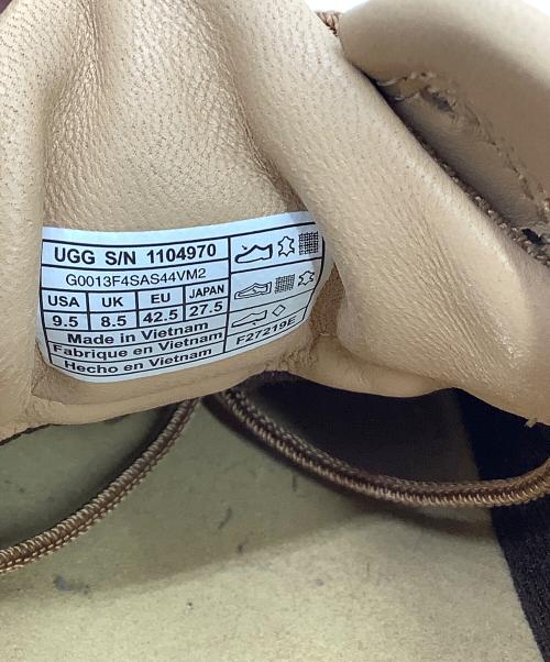 UGG（アグ）UGG (アグ) スニーカー Miwo Trainer Low ブラウン サイズ:27.5の古着・服飾アイテム