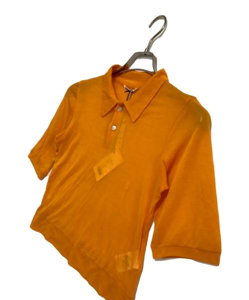 AURALEE（オーラリー）AURALEE (オーラリー) ポロシャツ オレンジ サイズ:1 未使用品の古着・服飾アイテム