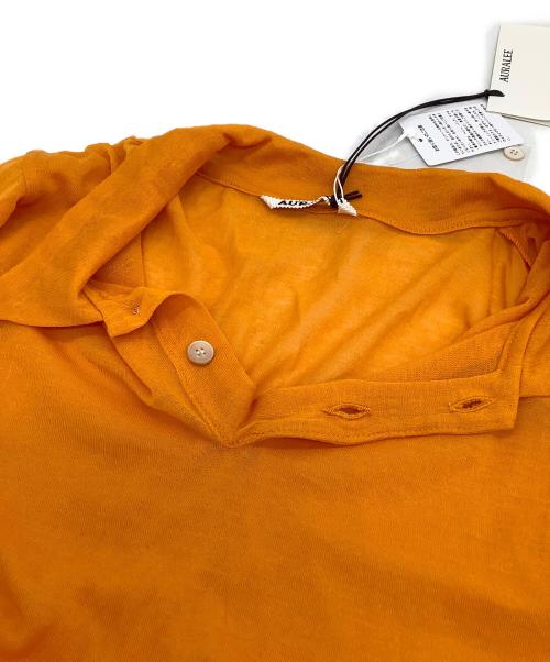 AURALEE（オーラリー）AURALEE (オーラリー) ポロシャツ オレンジ サイズ:1 未使用品の古着・服飾アイテム