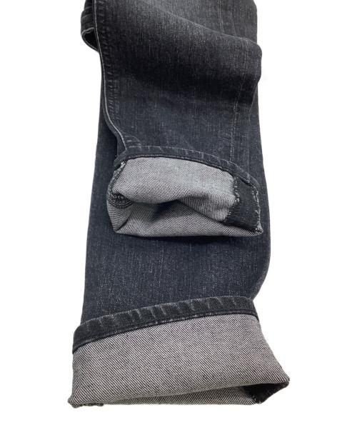 YANUK（ヤヌーク）YANUK (ヤヌーク) ブラックデニム RUTH ハイウエスト スリムテーパード サイズ:21 未使用品の古着・服飾アイテム