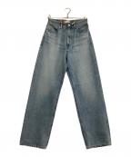 YANUKヤヌーク）の古着「デニムパンツ　LEA　ボーイズストレートデニム」｜ブルー