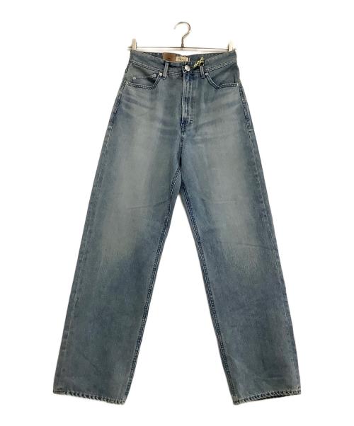 YANUK（ヤヌーク）YANUK (ヤヌーク) デニムパンツ　LEA　ボーイズストレートデニム ブルー サイズ:27 未使用品の古着・服飾アイテム