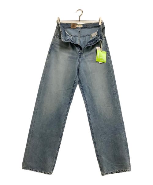 YANUK（ヤヌーク）YANUK (ヤヌーク) デニムパンツ　LEA　ボーイズストレートデニム ブルー サイズ:27 未使用品の古着・服飾アイテム