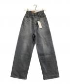 YANUKヤヌーク）の古着「デニムパンツ JOAN Loose Straight デニムパンツ」｜グレー