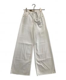 YANUK（ヤヌーク）の古着「ホワイトデニムパンツ」