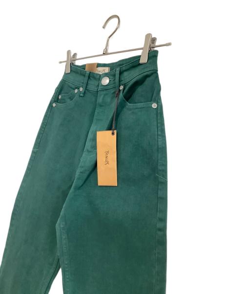 YANUK（ヤヌーク）YANUK (ヤヌーク) デニムパンツ グリーン サイズ:22 未使用品の古着・服飾アイテム