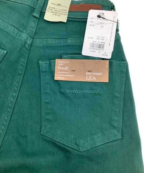 YANUK（ヤヌーク）YANUK (ヤヌーク) デニムパンツ グリーン サイズ:22 未使用品の古着・服飾アイテム