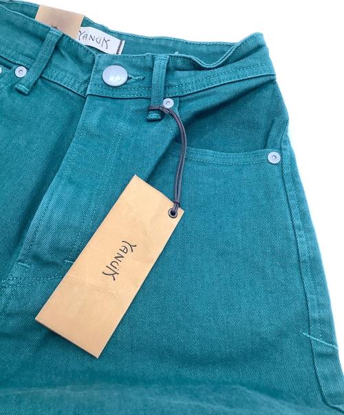 YANUK（ヤヌーク）YANUK (ヤヌーク) デニムパンツ グリーン サイズ:22 未使用品の古着・服飾アイテム