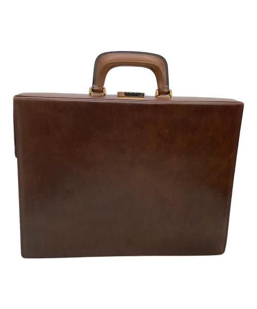 なし（ナシ）なし (ナシ) ビジネスバッグ ブラウンの古着・服飾アイテム